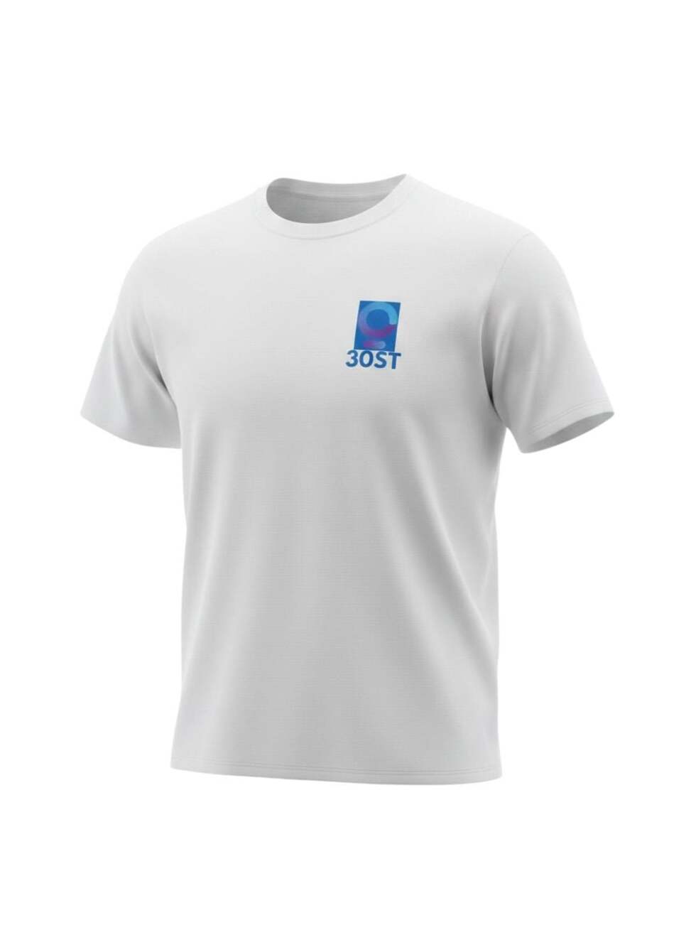 30ST Grateful Strong Present Graphic T-Shirt White Size Large